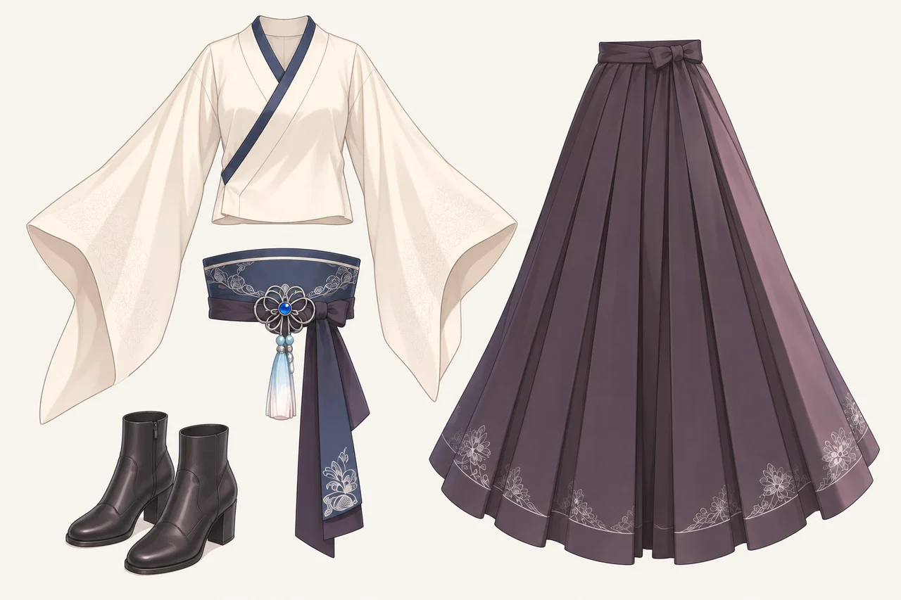 Ⅲ Outfits — Base outfit sheet and two more outfits